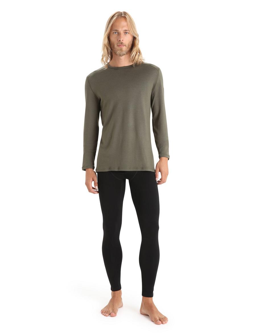 Icebreaker 15.5 Merino Thermal Miesten Leggingsit Mustat | FI 1124PJJQ